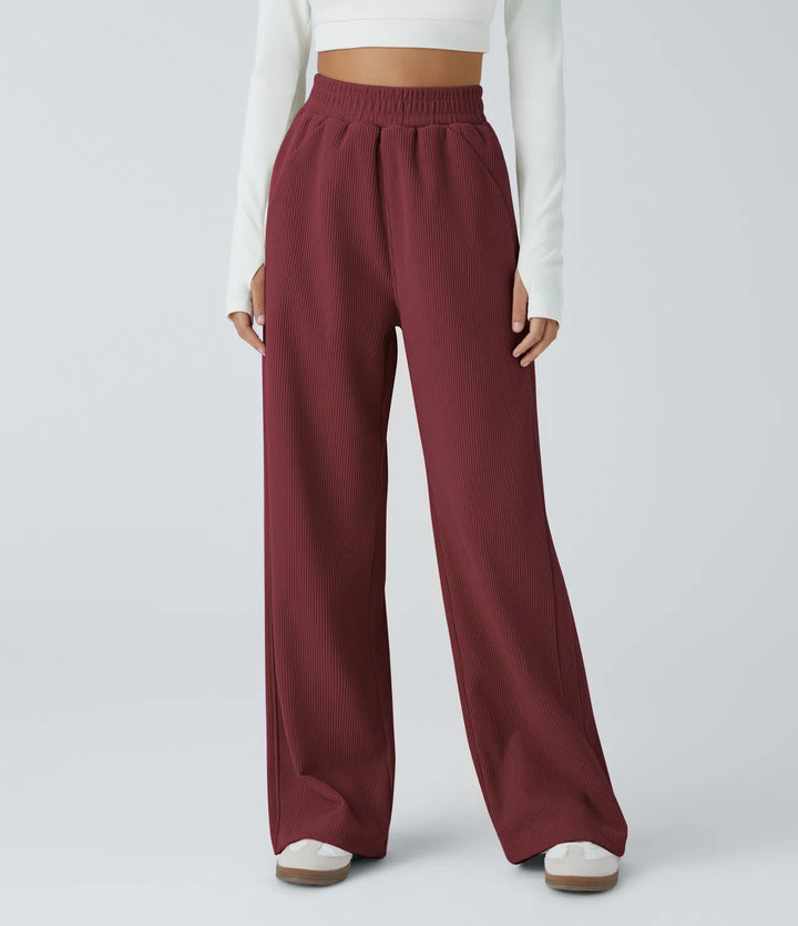 LaFashionMode - Casual Broek van Ribfluweel