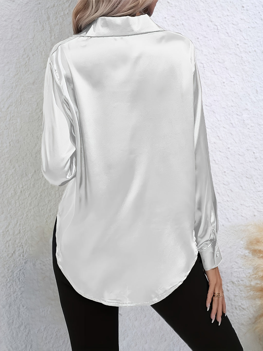 Elegante Soepel vallend Overhemd met Knoopsluiting
