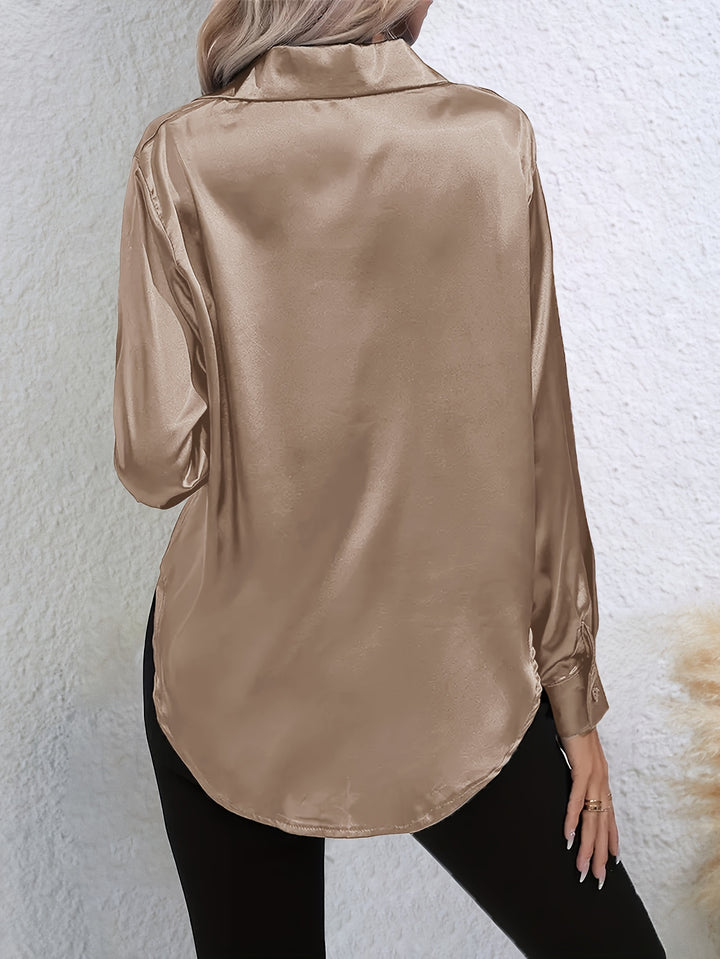 Elegante Soepel vallend Overhemd met Knoopsluiting