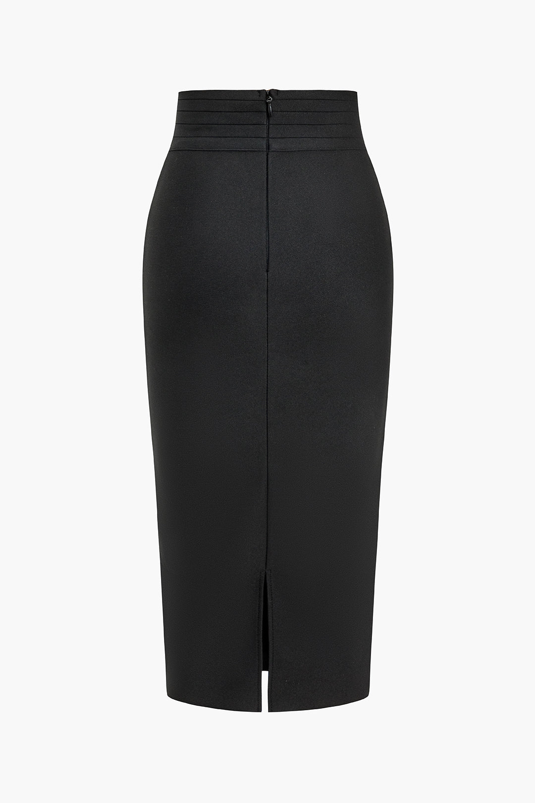 Gebreide Rok met Knoopdetail